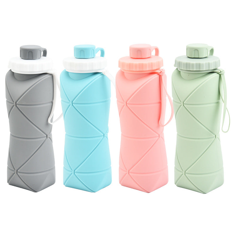 Creative Silicone Folding Sports Bottle