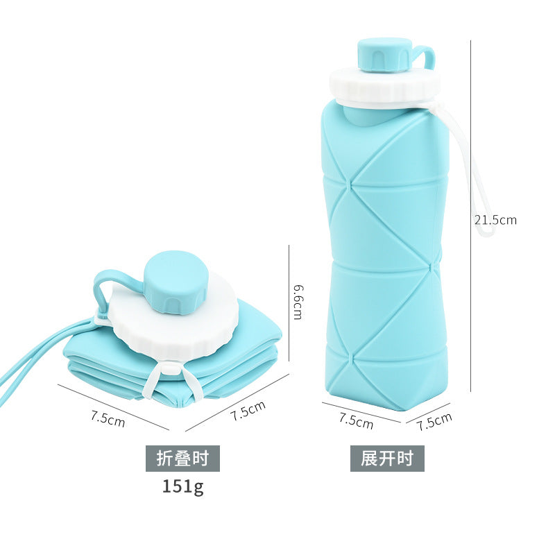 Creative Silicone Folding Sports Bottle