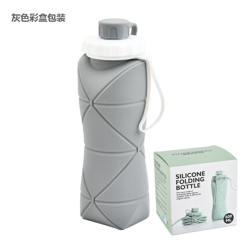 Creative Silicone Folding Sports Bottle