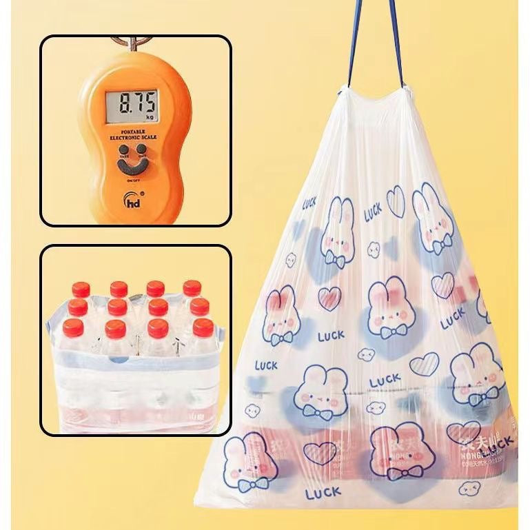 Household Thickened Drawstring Kitchen Garbage Bag